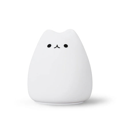 Mini Cat Night Lamp – 7-Color Touch-Control LED Light for Bedroom, Eye-Friendly and Portable