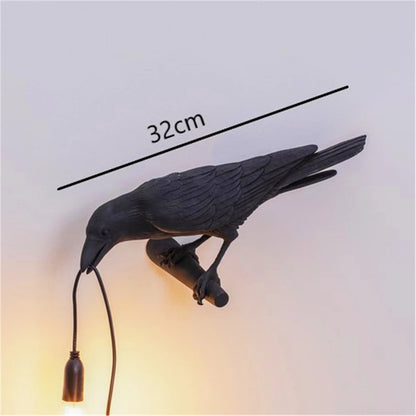 Nordic Lucky Bird Table Lamp – Creative Resin Lighting Fixture for Bedroom and Living Room