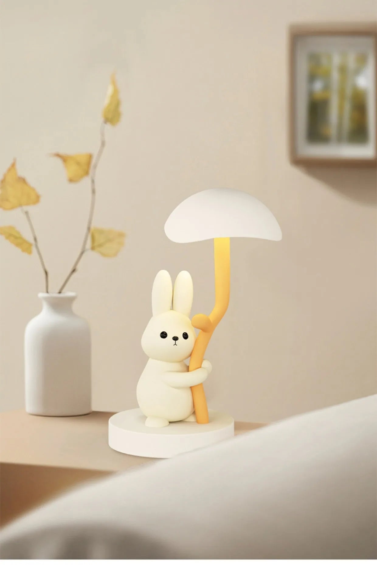 Rabbit LED Mood Light – Cute Desk Lamp and Night Light for Room Decor or Gift